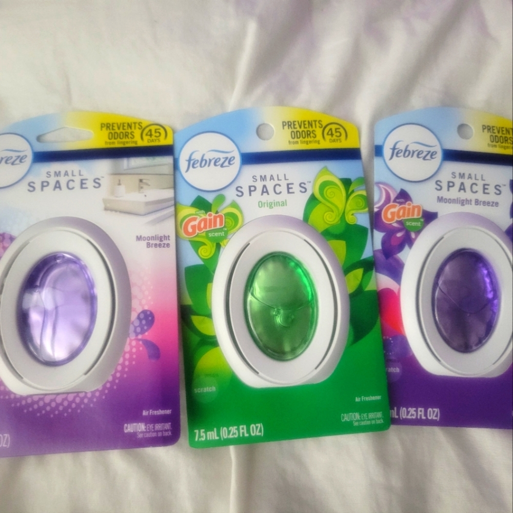 FEBREZE SMALL SPACES LOT OF 3